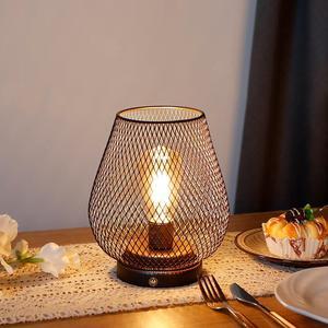 Dimmable Touch Bedside Table Lamp Rechargeable Battery Powered Lamp with LED Bulb Cordless Accent Lamp