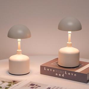 3 Color Stepless Dimmable Table Lamps Set of 2 Rechargeable LED Touch Control Lamps Cordless Bedside Lamps
