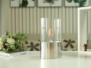 JHY DESIGN Tabletop Fire Bowl Pot Indoor Outdoor Portable Tabletop Fireplace–Clean-Burning Bio Ethanol Ventless Fireplace (Large)