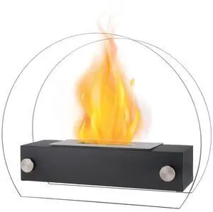 Tabletop Fire Pit Portable Indoor & Outdoor Table Top Fire Pit 11"H