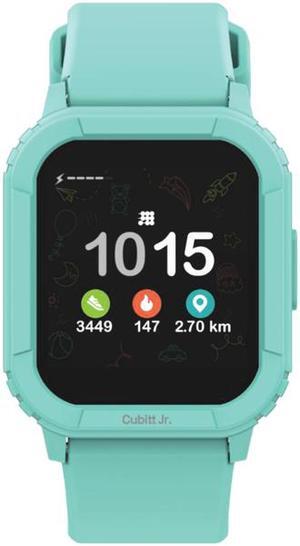 Cubitt Jr Smart Watch Fitness Tracker for Kids and Teens, with 24h Body Temperature, Games, Step Counter, Sleep Monitor, Heart Rate Monitor, Activity Tracker, 1.4" Touch Screen, IP68 Waterproof Blue