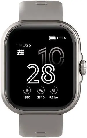 Cubitt VIVA Smartwatch / Fitness Tracker with 1.84" Touch AMOLED Screen Silver