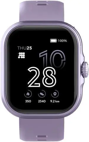 Cubitt VIVA Smartwatch / Fitness Tracker with 1.84" Touch AMOLED Screen Lilac