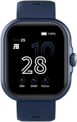 Cubitt VIVA Smartwatch / Fitness Tracker with 1.84" Touch AMOLED Screen Blue