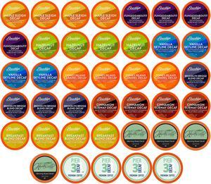 Two Rivers Coffee Decaf Pods for 20 Keurig KCup Brewers Variety Pack 40 Count