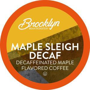 Brooklyn Beans Maple Sleigh Decaf Coffee Pods Compatible with 20 KCup Brewers 40 Count