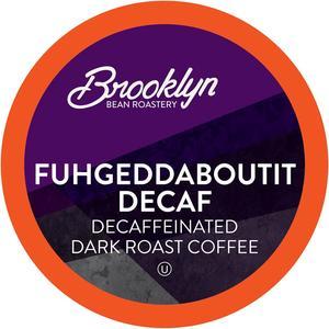 Brooklyn Beans Fuhgeddaboutit Decaf Coffee Pods Compatible with 20 KCup Brewers 40 Count