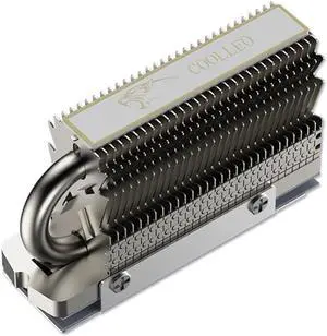 Bailink M.2 2280 SSD Heatsink, with Thermal Silicone Pad for M.2 SSD Hard Disk, Computer and PC, Contains a Heat Pipe, Double-Sided Heat Sink, Reflow Soldering Process with 14.8W/K Thermal Pad