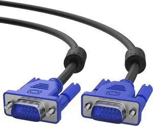 Bailink VGA to VGA Video Cable 6 feet/1.8m, 15 pin 1080P Full HD Male to Male Monitor Cable for Computer PC Laptops TV Projectors to Monitor Screen Projector with VGA Plug Port