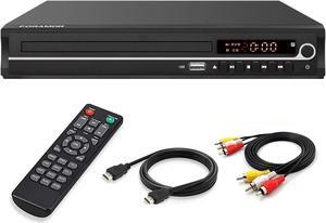 High Performance DVD Player, Bailink HDMI DVD Player for TV Support 1080P Full HD with HDMI Cable Remote Control USB Input Region Free Home DVD Players