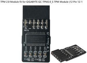 TPM 2.0 Encryption Security Module Compatible with Remote Card 11 Upgrade LPC TPM2.0 Module 12 pin for GIGABYTE Motherboards,TPM 2.0 Module fit for GIGABYTE GC-TPM2.0_S TPM Module (12 Pin 12-1) TPM 2.0 Encryption Security Module Compatible with Remote Card 11 Upgrade LPC TPM2.0 Module 12 pin for GIGABYTE Motherboards,TPM 2.0 Module fit for GIGABYTE GC-TPM2.0_S TPM Module (12 Pin 12-1)