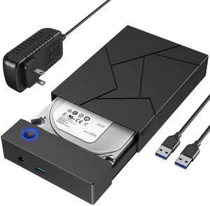 Bailink Hard Drive Enclosure 3.5, External Hard Drive Enclosure 3.5 HDD Docking station, USB 3.0 to 2.5 3.5 Inch SATA SSD HDD up to 8TB Multi Hard Drive Case with 12V Power Adapter Supply UASP Bailink Hard Drive Enclosure 3.5, External Hard Drive Enclosure 3.5 HDD Docking station, USB 3.0 to 2.5 3.5 Inch SATA SSD HDD up to 8TB Multi Hard Drive Case with 12V Power Adapter Supply UASP
