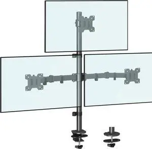 Bailink Triple Monitor Stand, High Performance Triple LCD Monitor Desk Mount Stand Heavy Duty and Fully Adjustable, For 17 to 27 Inch for 3 Monitors, VESA Mount 75x75/100x100mm,Up to 17.6lbs Per Arm Bailink Triple Monitor Stand, High Performance Triple LCD Monitor Desk Mount Stand Heavy Duty and Fully Adjustable, For 17 to 27 Inch for 3 Monitors, VESA Mount 75x75/100x100mm,Up to 17.6lbs Per Arm