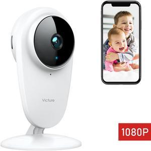 Victure Baby Monitor, 1080P FHD Pet 2.4G WiFi Security Camera, Wireless Indoor Home Security Camera with Two-Way Audio Motion & Sound Detection, Compatible with iOS & Android System