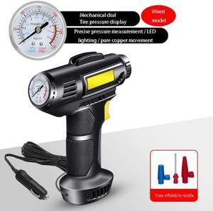 Car Tire Inflator Pump, Pointer model Portable Handheld Car Inflator Pump Bicycle Pump
