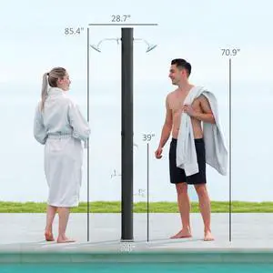 FstNiceTed Solar heated shower