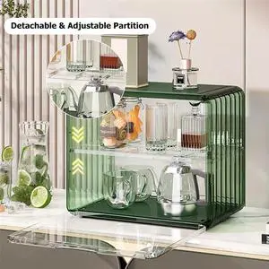 FstNiceTed Green 2-Tier Warm Storage Rack
