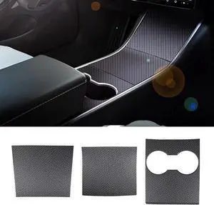 Tesla Model 3 Model Y Center Console Resist Film, Car Interior Decoration Wrap Model 3 Accessories