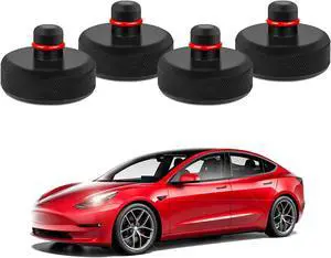 Tesla Model 3/Y/S/X Jack Pad Floor Protects Battery and Paint Jack Pad Adapter with Storage Bag,Fits All Tesla Vehicle (4 PCS)