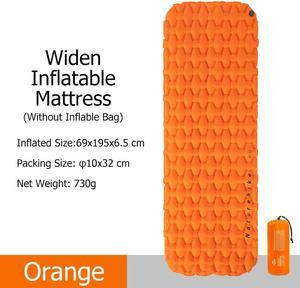 Naturehike Inflatable Mattress Camping Mattress Air Mattress Ultralight Outdoor Sleeping Pad Folding Bed Hiking Sleeping Mat Orange