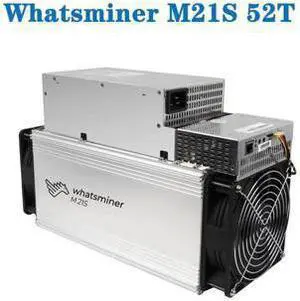 ASIC MINER BTC BCH whatsminer M21s miner 52th (with Integrated Power Supply) 3120W blockchain Bitcoin mining machine Blockchain Miners Better Than Antminer S9 S1 T9+ S15 T17