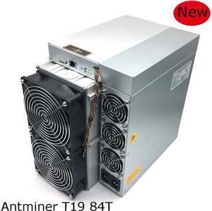 New Original Bitmain Antminer T19 84Th Mining Machine BTC Sha256 Bitcoin BTC Miner 3150W With Power Supply ready to ship