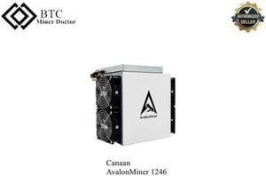 Original Avalon 1246 83Th/s Bitcoin Miner Asic Miner 3420W Crypto Mining Machine All in One PC From Canaan