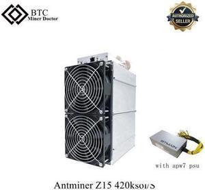 Bitmain Antminer Z15 420ksol/S Z15 Equihash Zcash Zen Zec Z15 Miner Better than Z15E 1510W