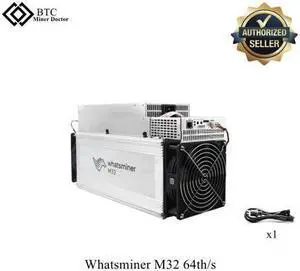Whatsminer M32 64t Bitcoin Miner Microbt Mining Machine 3456W Microbt 64th/s