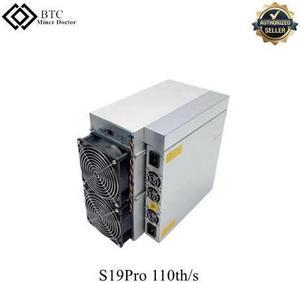 Antminer S19 PRO 110th/S Sha256 Btc Mining Machine Most Profitable Bitcoin Miner S19 PRO