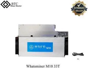 Bitcoin Miner Microbt Whatsminer M10 33T 2145W with Power Supply
