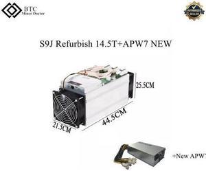 Antminer S9J 14.5TH/s Bitcoin Mining Machine with APW7 PSU Power Supply Better Than Antminer S9 S9i 13.5T 14T T9+ S11