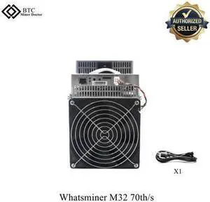 Whatsminer M32 70th/s bitcoin miner 3500 PSU Inlcuded Microbt