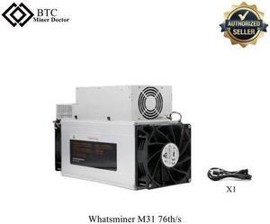 Whatsminer M31S 76T Btc Bitcoin Miner M31s Whatsminer 3220W PSU Inlcuded