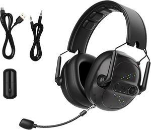 SAMA Wireless Bluetooth Headset G2000 2.4G Detachable microphone Gaming Headphones Breathing RGB Black