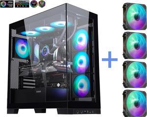 tempered glass full tower cases