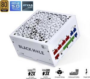 SAMA Black Hole 1000W White 80PLUS Gold Power Supply ATX3.0 PCIE 5.0 Full V...