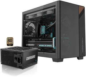 SAMA S32 Walnut Wood M-ATX Gaming Case, with G850E 850W 80+ Gold ATX3.1 PSU, 3x120mm Pre-installed PWM Fans, Tempered Glass, Type-C, 5-Year PSU Warranty, Back-Connect Ready, 405mm GPU & 360mm Radiator SAMA S32 Walnut Wood M-ATX Gaming Case, with G850E 850W 80+ Gold ATX3.1 PSU, 3x120mm Pre-installed PWM Fans, Tempered Glass, Type-C, 5-Year PSU Warranty, Back-Connect Ready, 405mm GPU & 360mm Radiator