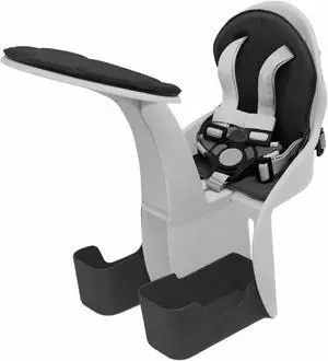Bike Center Mount Front Facing Child Carrier, Gray