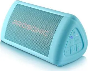 Prosonic BT3 Portable Wireless Bluetooth Speaker with 10W Stereo Sound & Bass Boost -Rich Sound & Intense Bass -Bluetooth 5.0 -Microphone -IPX5 - in & Outdoor Speaker (Blue)