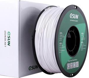 eSUN ABS Filament 1.75mm, 3D Printer Filament ABS, Dimensional Accuracy +/- 0.05mm, 1KG Spool (2.2 LBS) 3D Printing Filament for 3D Printers Cold White