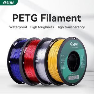 eSUN PETG Filament 1.75mm, 3D Printer Filament PETG, Dimensional Accuracy +/- 0.05mm, 1KG Spool (2.2 LBS) 3D Printing Filament for 3D Printers