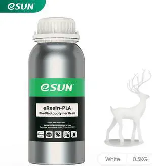 eSUN Plant-Based 3D Printer Rapid Resin, 405nm LCD UV-Curing PLA Based Resin Photopolymer Resin for Photon LCD 3D Printer Liquid 3D Resin