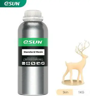 eSUN 405nm LCD 3D Printer Rapid Resin Photopolymer Standard Resin Fast Curing Skin 1kg