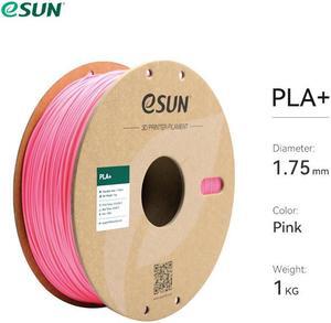 eSUN PLA+ Filament 1.75mm, 3D Printer Filament PLA Plus, Dimensional Accuracy +/- 0.03mm, 1KG Spool (2.2 LBS) 3D Printing Filament for 3D Printers Pink