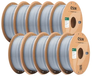 eSUN -Wholesale- 10 Rolls PLA+ Filament 1.75mm, 3D Printer Filament PLA Plus, Dimensional Accuracy +/- 0.03mm, 1KG Spool (2.2 LBS) 3D Printing Filament for 3D Printers Silver eSUN -Wholesale- 10 Rolls PLA+ Filament 1.75mm, 3D Printer Filament PLA Plus, Dimensional Accuracy +/- 0.03mm, 1KG Spool (2.2 LBS) 3D Printing Filament for 3D Printers Silver