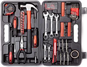 CARTMAN 148-Piece Tool Set - General Household Hand Tool Kit with Plastic Toolbox Storage Case