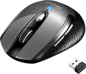 Wireless Mouse for Laptop 2.4G Portable Slim Cordless Computer Mouse Less Noise for Laptop Optical Mouse with 6 Buttons USB Mouse for Windows 10/8/7/Mac/MacBook Pro/Air/HP/Dell/Lenovo/Acer