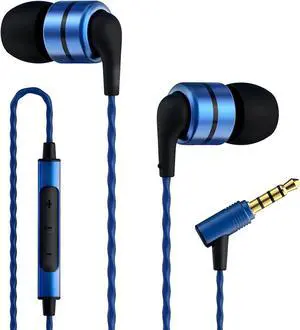 SoundMAGIC E80C Wired Earbuds, with Mic, Wide Soundstage, 3.5mm Jack, Blue | Built-in mic for calls, Immersive soundstage, Deep accurate bass, Comfortable fit, Durable alloy shell, Tangle-free cable SoundMAGIC E80C Wired Earbuds, with Mic, Wide Soundstage, 3.5mm Jack, Blue | Built-in mic for calls, Immersive soundstage, Deep accurate bass, Comfortable fit, Durable alloy shell, Tangle-free cable