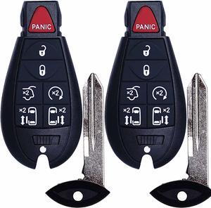 Key Fob Replacement Compatible for Chrysler Town and Country Dodge Grand Caravan 2008 2009 2010 2011 2012 2013 2014 2015 2016 2017 2018 2019 2020 Car Keyless Entry Remote Control M3N5WY783X IYZ-C01C
